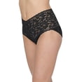 thumbnail image 1 of hanky panky Femmes Signature Lace Rétro V-Kini Bikini Noir MD, 1 of 4