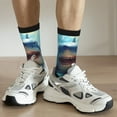 thumbnail image 6 of Vsdgher Colorful Underwater Shark Crew Socks for Men & Women, Breathable Casual Athletic Ankle Socks, 6 of 6