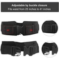 thumbnail image 5 of Waist Belt Neoprene Padded Gym Pulley Strap with Rings for Cable Machines Fitness Exercise Speed Agility Resistance Training Black adjustable, 5 of 5