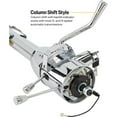 thumbnail image 3 of Universal GM Tilt Steering Column 32", Chrome Finish, 5-Position Tilt, Integrated Turn Signal & Hazard Switch, Fits '69-'94 GM Steering Wheels, Includes Chrome Levers, Ignition & Key, 3 of 14