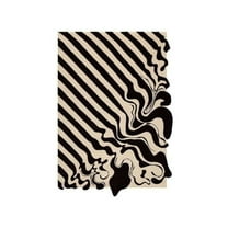 ALEF HOME Contemporary Art Deco Tufted Area Rug, Multicolor Geometric, 10x 14 ft, Quick Dry