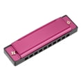 thumbnail image 1 of Uxcell Harmonica 10 Holes 10 Tone C Key Harmonica Mouth Musical Instruments Toy for Adults Beginner Educational (Pink), 1 of 7