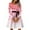 Light pink, variant on Romantic Heart Pattern Long Sleeve Dress for Women Belted Waist Fit And Flare Flowy Skirt Soft Fabric Ideal for Valentine s Day Dates Casual A Line, Sizes S-5XL