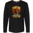 thumbnail image 3 of Inktastic Bull Riding Rodeo Cowboy Long Sleeve T-Shirt, 3 of 5