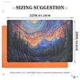 thumbnail image 6 of Yayeee Doormat for Indoor Entrance 32" x 20" Non Slippery Floor Rug, Mountains and Forests, 6 of 8