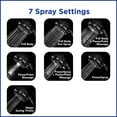 Waterpik Chrome 7 Mode PowerPulse Handheld Shower Head