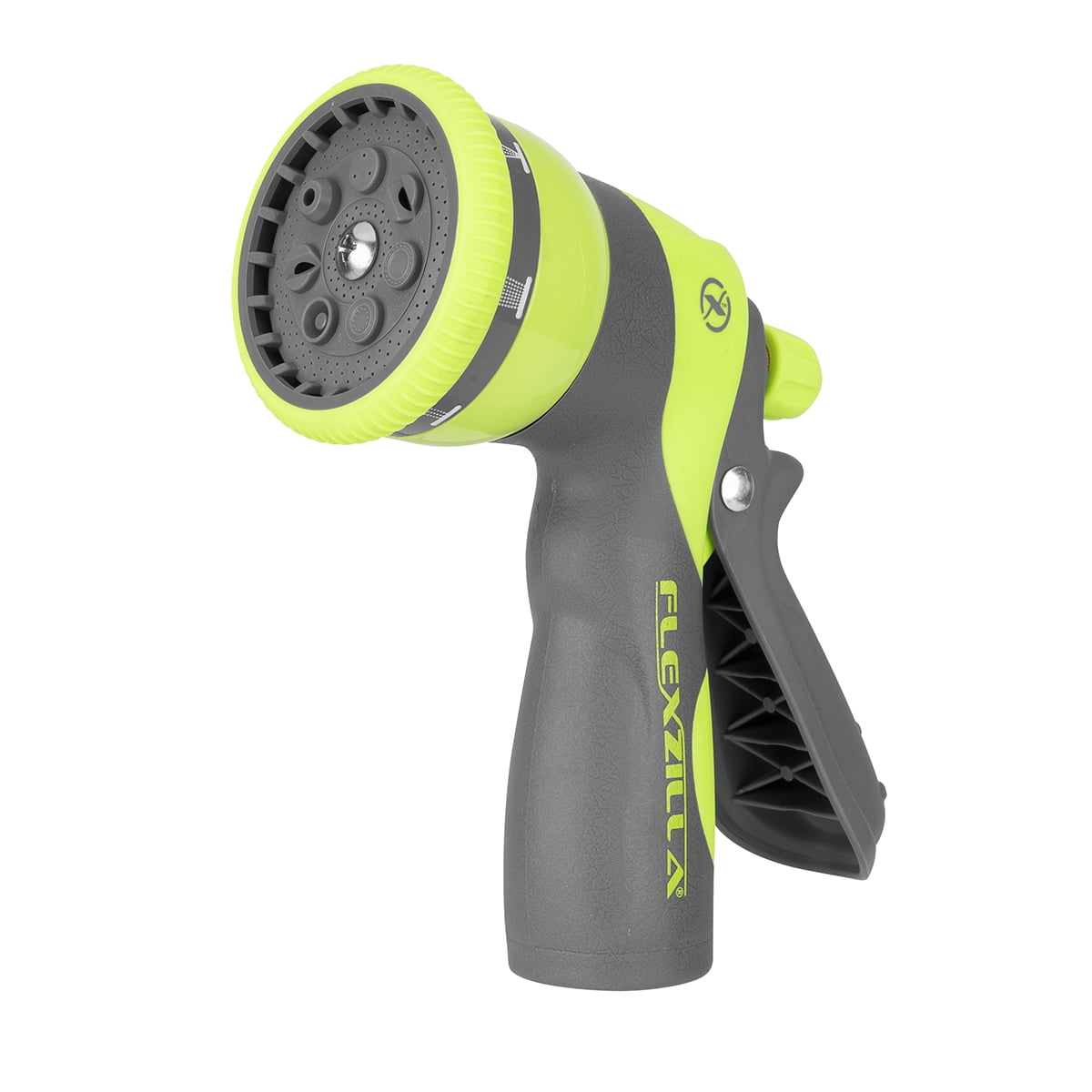 Flexzilla® Garden Hose Nozzle - 7-Pattern Adjustable Pistol Grip, ZillaGreen™