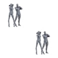 thumbnail image 3 of Baohd 2 Pcs Corps Léger Chan Kun PVC Figurine Articulée Artistes et Anime Gris 2ensemble, 3 of 6