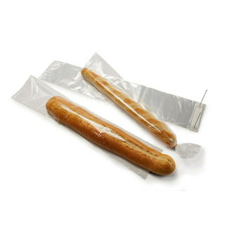 Bag Tek Clear Plastic Bread Bag - Micro-Perforated, with Wicket