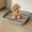 Gray, variant on Mesh Grids Toilet Training Pad Holder Splashproof Easy to Clean Indoor Dog Potty Tray Puppy Pee Pad Holder for Dogs and Cats