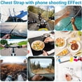 thumbnail image 7 of Mobile Phone Chest Mount Harness Strap Holder Cell Phone Clip Action Camera POV for Samsung iPhone Plus etc, 7 of 7