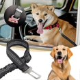 thumbnail image 5 of Anti Shock Dog Seat Belt For Cars, Adjustable Reflective Elastic Bungee Harness, 360 Degree Swivel Snap, Black, 5 of 5