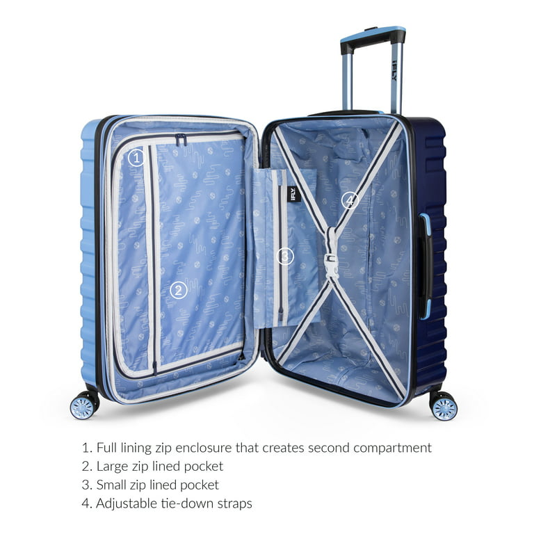 IFLY Hardside Spectre Versus Luggage 28 Checked Luggage, Blue/Navy 