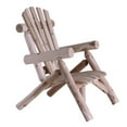 thumbnail image 3 of Lakeland Mills Cedar Log Patio Lounge Chair (Set of 2) with Round Table, 3 of 3