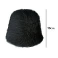thumbnail image 4 of Sombrero de pescador de moda, térmico, informal, suave, para otoño, para acampar, senderismo, para mujer. Negro, 4 of 9