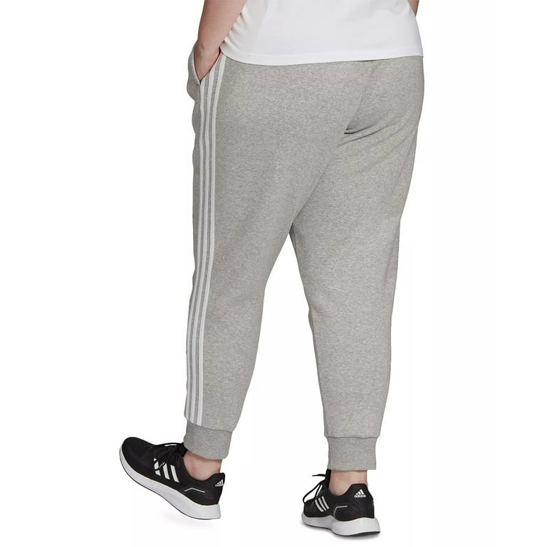 Women's adidas fleece store striped jogger pants