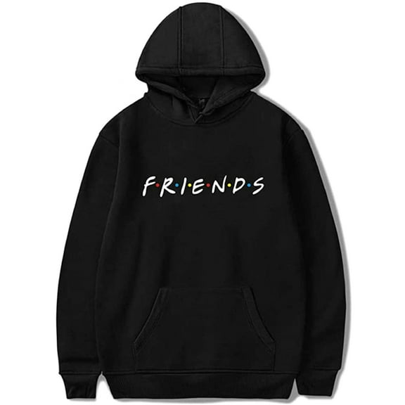 FRIENDS Men's Black Hoodie - size XL