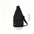 thumbnail image 3 of Sling Bag Crossbody Chest Bag Lightweight Daypack Travel Hiking Backpack Multipurpose Shoulder Pack with Water Resistant Oxford Fabric and Multiple Pockets for Outdoor Sports Commuting Gym, 3 of 6