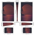 thumbnail image 3 of Skin Sticker for PS5 Slim Standard PS5 Pro Disc Digital Edition Console and Controllers Decals for Playstation 5 (Sunset Minimalist ,PS5 Pro Standard), 3 of 5