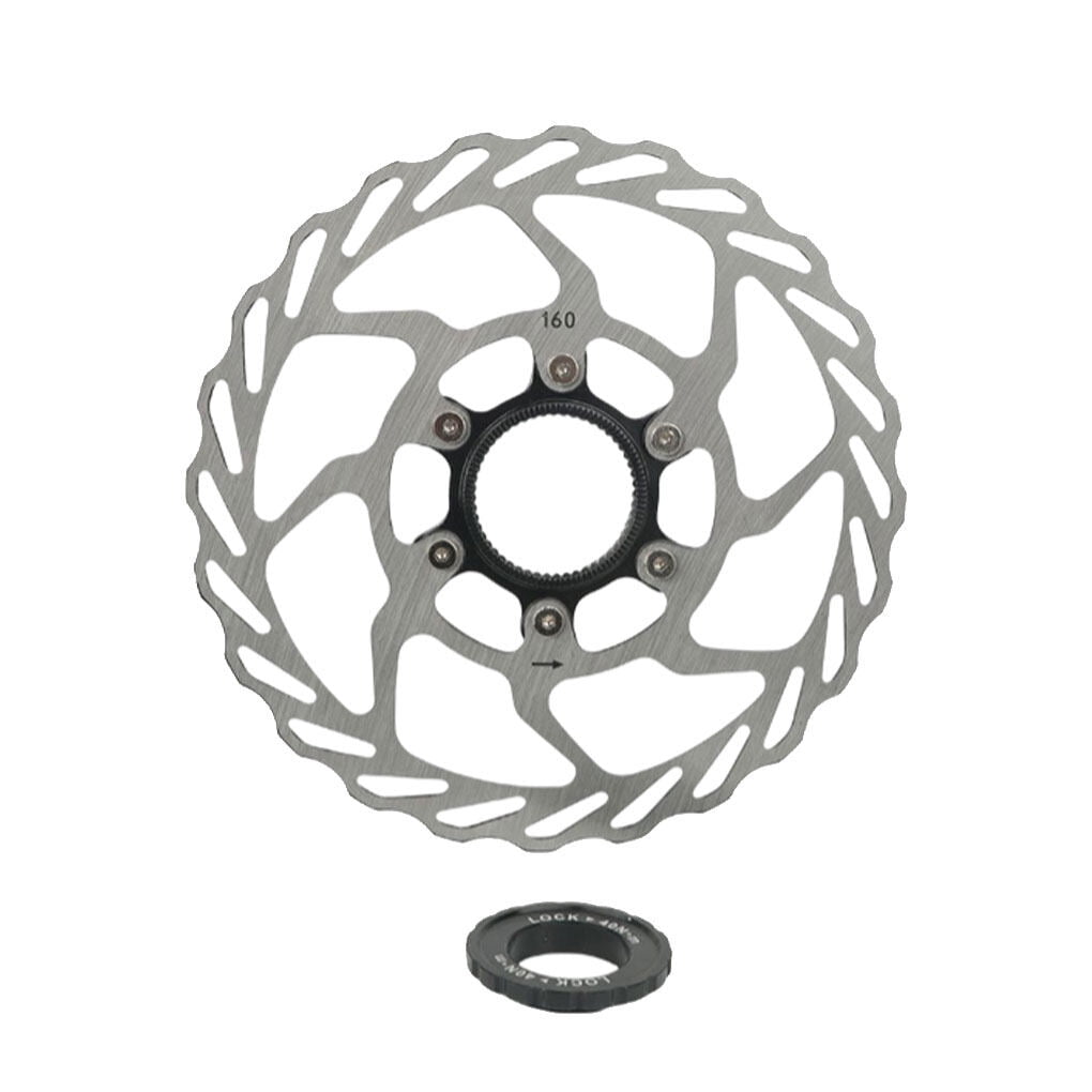 Decodeary Stainless Steel Bike Center Lock Disc Brake Rotor