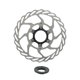 thumbnail image 3 of Yuarrent Rotor de freno de disco de bloqueo central para bicicletas de montaña, portátil, desmontable, reemplazo de rotores de disipación de Type3 NO3, 3 of 6