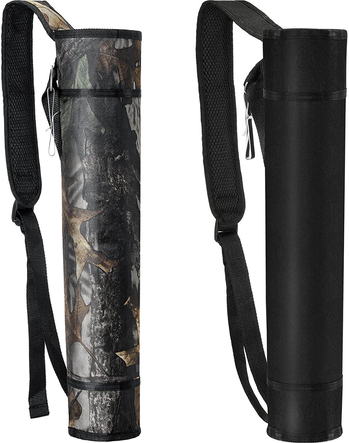 Hunting Archery Arrow Quiver Holder Belt Strap Arrow Bow Bag Shoulder Pouch  Tube | eBay