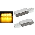 thumbnail image 3 of serony 2pcs Clignotants Clignotants DC 12V Ambre pour Cruiser silver, 3 of 8