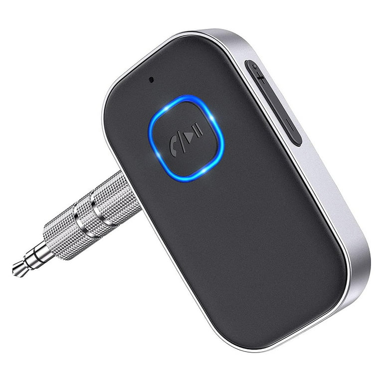 Machinehome Bluetooth 5.0 Audio Adapter Car Radio AUX Input Wireless  Receiver Handsfree Call Music Receiver 