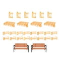 thumbnail image 4 of Casa de Muñecas, Muebles de Construcción, Juguete para Niños, Juguete para Juego de Imitación, Muñecas, Accesorios de Escena, Juguete en Miniatura Par Escaleras, 4 of 7