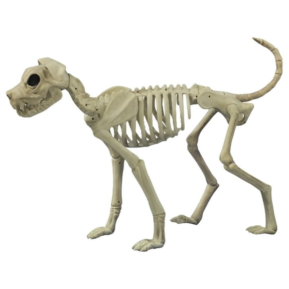 Buster Bonez 28" Skeleton Dog Halloween Decoration
