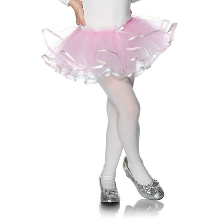 Child's Reversible Tutu with Ribbon Trim Child Halloween Costume Accessory