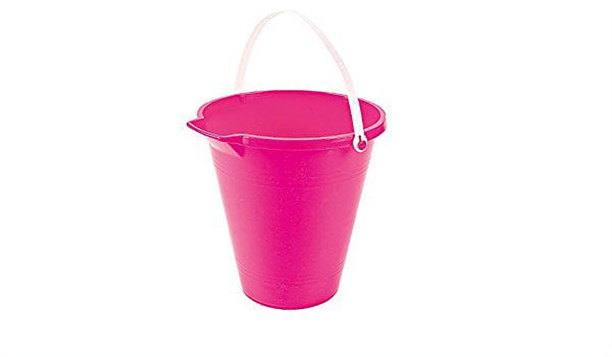 Fun Express - Pink Sand Bucket - Toys - Active Play - Beach Toys - 1 Piece - image 2 of 2