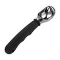 thumbnail image 2 of Cuchara para Helado Ganfancp con Mango Blando Cuchara de Cocina Resistente para Galletas Helado Sorbete Negro, 2 of 7