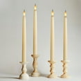 thumbnail image 2 of WYZworks 36 Pack, 11" LED Flameless Ivory Real Wax Taper Flickering Candles Lights, Battery Operated Candlesticks for Holiday Christmas Valentine Menorah Candelabra Home Wedding Window Decor, 2 of 7