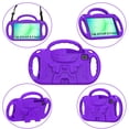 thumbnail image 5 of BMOUO Kids Case for Samsung Galaxy Tab A11 8.7 Inch 2025 / A9 8.7" 2023 / A7 Lite 8.7” 2021, with Shoulder Strap Lightweight, Shockproof Handle Stand Protective Cover, Purple, 5 of 7