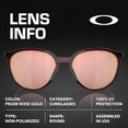 thumbnail image 4 of Oakley OO9288 Sielo Round Shaped Non-Polarized Sunglasses for Women - Includes Official Eyewear Kit - Crystal Raspberry Frame with Prizm Rose Gold Lens, 4 of 7