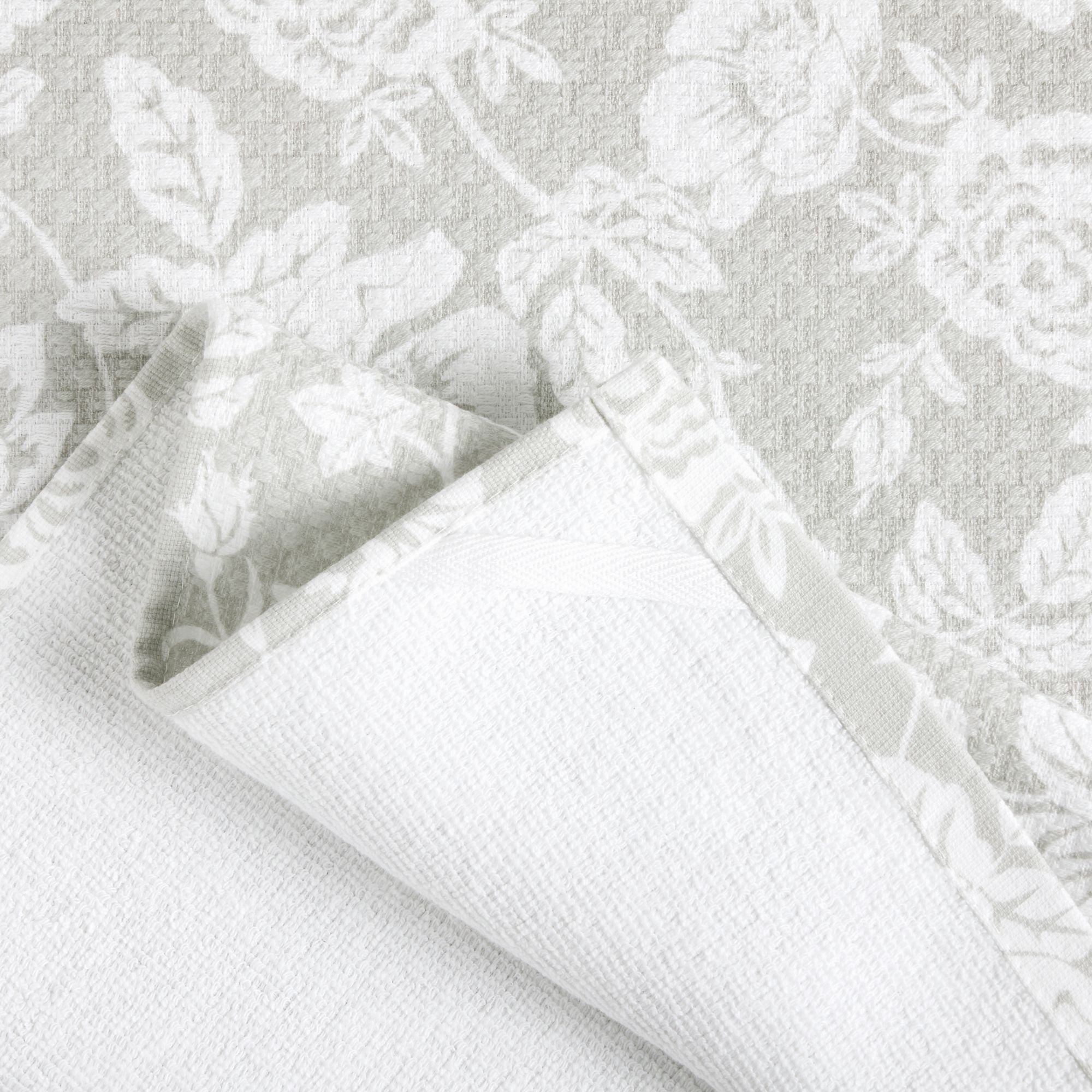 Martha Stewart Floral Vine Cotton Kitchen Towel Set, 2 Piece