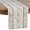White, variant on 16 x 108 in. Mud Cloth Table Runner, White