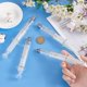 thumbnail image 3 of Juego de 4 jeringas de vidrio reutilizables de 10 ml con conexión Luer Lock metálica. Sin aguja. Herramientas de medición y dispensación., 3 of 7