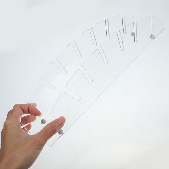 EXHUMKY Soporte Para Sombreros De Acrílico Simple Para Uso En Tienda Y Hogar