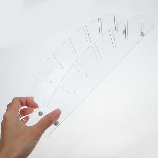 EXHUMKY Soporte Para Sombreros De Acrílico Simple Para Uso En Tienda Y Hogar