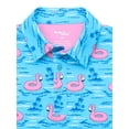 thumbnail image 2 of Birdie Bound Boys' Performance Printed Golf Polo Shirt, Sizes XS-XL, 2 of 3