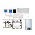 thumbnail image 7 of Water Floor Heating System 3A Smart WIFI Thermostat Central Heating Wiring Centres Hub Controller Actuators For Gas Boiler ,Easily DIY, 7 of 7
