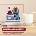 thumbnail image 2 of Miangastore Éclairage en Résine de Maison de Noël Éclairée pour Décoration de la Maison et Ornement de Table 1 Pcs, 2 of 9