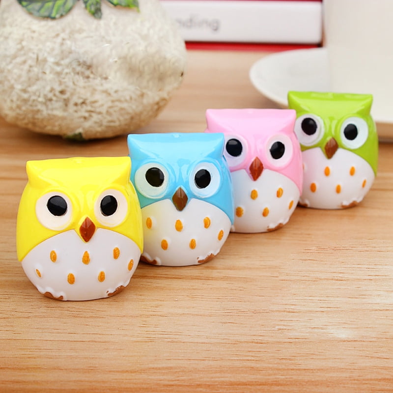 ESTONE 1PC Lovely Pencil Owl Animal Sharpener Stationery for School Student Kid Gift