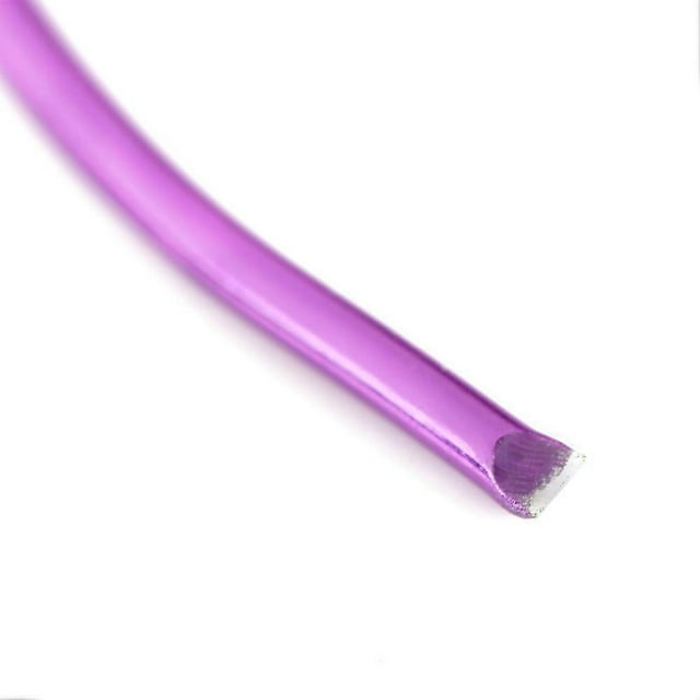 5 Meters / Roll 2mm Round Oxidation Aluminium Wire DIY Accessories For Crafts Making (purple)