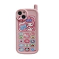 thumbnail image 1 of Funda de teléfono Retro 3D rosa para iPhone 14 Plus 13 12 11 Pro Max, bonita carcasa de TPU suave de Disney, Gato María, dibujos animados, Melody Kitty Pochacco zhangmengya LED, 1 of 2
