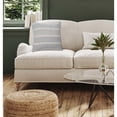 thumbnail image 5 of Creative Co-Op 20" Square Interwoven Double-Striped Cotton Pillow Cover, 5 of 5