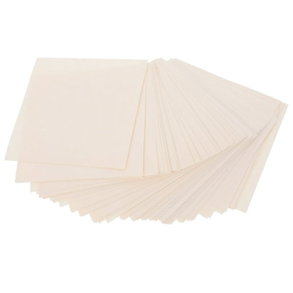 LEORX 100 Sheets White Square Qualitative Filter Paper for Laboratory Filtration Standards