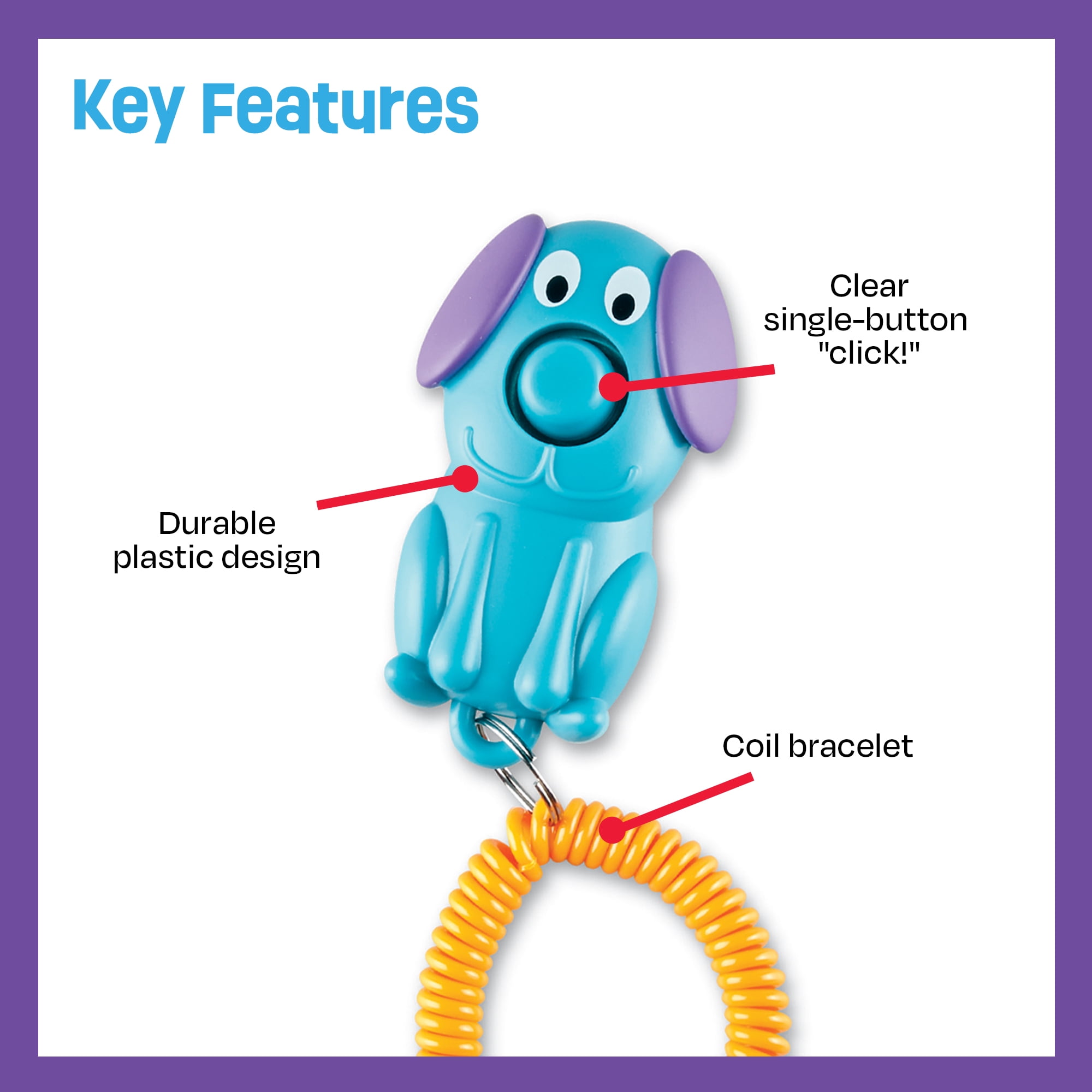 Smarty Pooch Training Clickers - Hot Dog